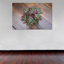 Cuadro Decorativo Floral, suculenta rojiza