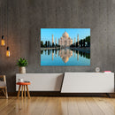 Cuadro Decorativo Monumento, Templo Taj Mahal, fuente azúl