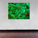 Cuadro Decorativo Abstracto Hojas verdes