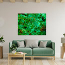 Cuadro Decorativo Abstracto Hojas verdes