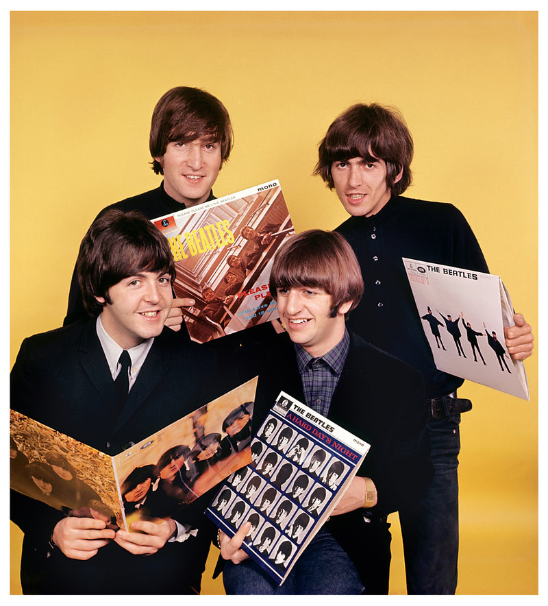 Cuadro Decorativo Música, The Beatles con discografía
