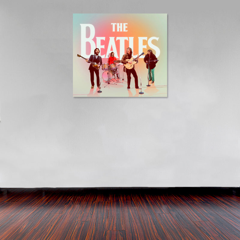 Cuadro Decorativo Música, The Beatles colorfull