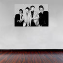 Cuadro Decorativo Música, The Beatles, blanco y negro