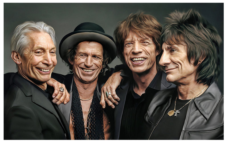 Cuadro Decorativo Música, The Rolling Stones, HDR