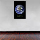 Cuadro Decorativo Espacial, planeta Tierra completo