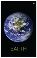 Cuadro Decorativo Espacial, planeta Tierra completo