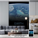 Cuadro Decorativo Espacial, superficie planeta Tierra