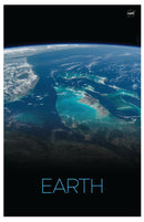 Cuadro Decorativo Espacial, superficie planeta Tierra