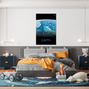 Cuadro Decorativo Espacial, superficie planeta Tierra