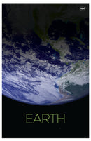 Cuadro Decorativo Espacial, planeta Tierra