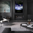 Cuadro Decorativo Espacial, planeta Tierra