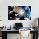 Cuadro Decorativo Espacial Tierra desde el espacio