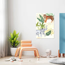 Cuadro Decorativo Infantil Tigre y elefante