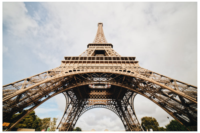 Cuadro Decorativo Arquitectura, Torre Eiffel vista inferior