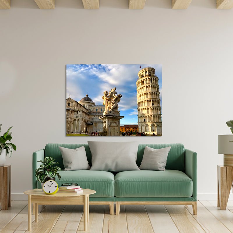 Cuadro Decorativo Arquitectura, Torre y Duomo de Pisa