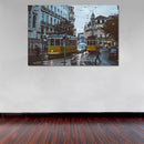 Cuadro Decorativo Tranvía en la ciudad