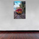 Cuadro Decorativo Tren rojo y amarillo