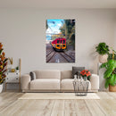 Cuadro Decorativo Tren rojo y amarillo