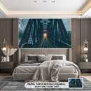 Decorativo Tren sobre el puente