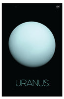 Cuadro Decorativo Espacial, planeta Urano