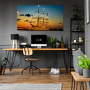 Cuadro Decorativo Velero iluminado