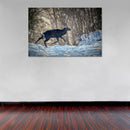 Cuadro Decorativo Invierno, venado en la nieve