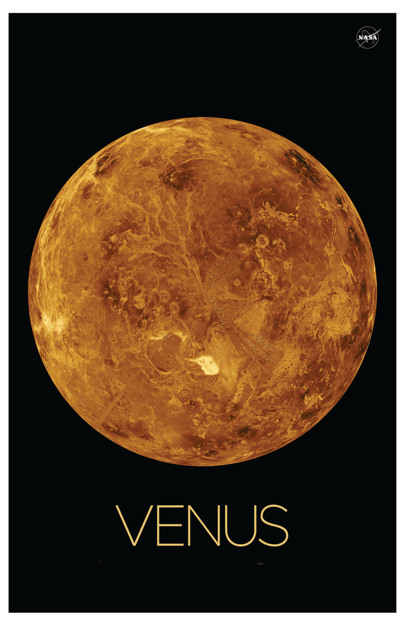 Cuadro Decorativo Espacial, planeta Venus