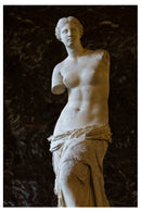 Cuadro Decorativo Monumento, La Venus de Milo, fondo negro