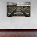 Cuadro Decorativo Vía del tren, punto de fuga