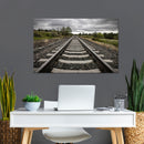 Cuadro Decorativo Vía del tren, punto de fuga