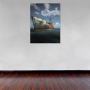 Cuadro Decorativo Barco en ruinas