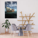 Cuadro Decorativo Barco en ruinas