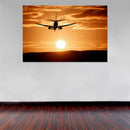 Cuadro Decorativo Volando en puesta de sol