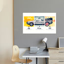 Cuadro Decorativo Película Volver al futuro, infografía