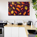 Cuadro Decorativo hojas cálidas
