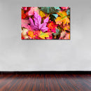 Cuadro Decorativo hojas de colores