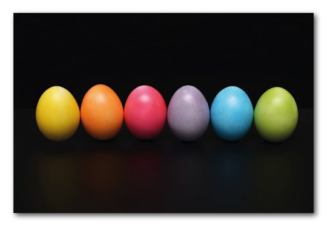 Cuadro Decorativo Huevos de Colores