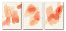 Set Decorativo 3 Cuadros Naranja