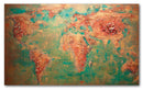 Cuadro Decorativo Abstracto, Mapa mundial