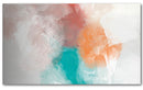 Cuadro Decorativo Abstracto, Naranja y Aqua