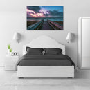 Cuadro Decorativo Paisaje Atardecer muelle