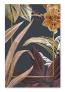 Cuadro decorativo plantas con dorado