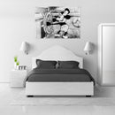 Cuadro Decorativo Mickey b&w