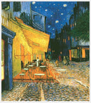 Cuadro Decorativo Terraza de café por la noche