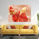 Cuadro Decorativo Abstracto, rojo