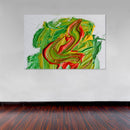 Cuadro Decorativo Abstracto, green