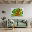 Cuadro Decorativo Abstracto, green