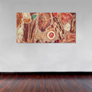 Cuadro Decorativo Abstracto, corteza de madera