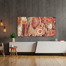 Cuadro Decorativo Abstracto, corteza de madera