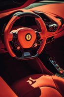 Cuadro Decorativo Interior naranja de Ferrari